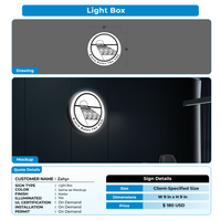 Custom signs for Zahyr