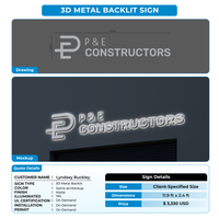 3d signs for Lyndsey Buckley