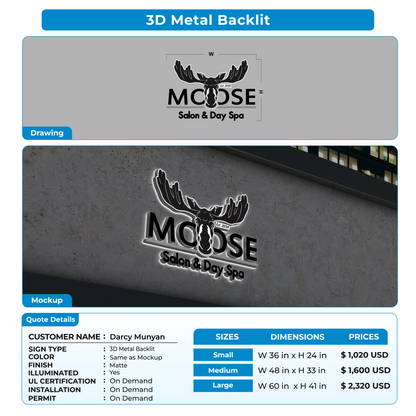 custom signs for Darcy Munyan