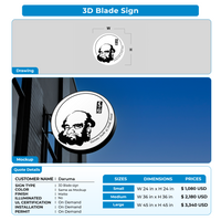 custom signs for Daruma