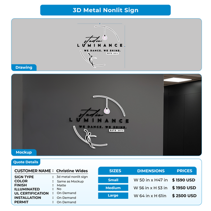 Custom Signs For Christine Wides