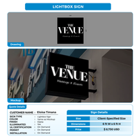 Business signage for Eloisa Timana
