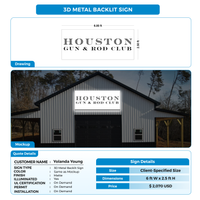 Business signage for Yolanda Young