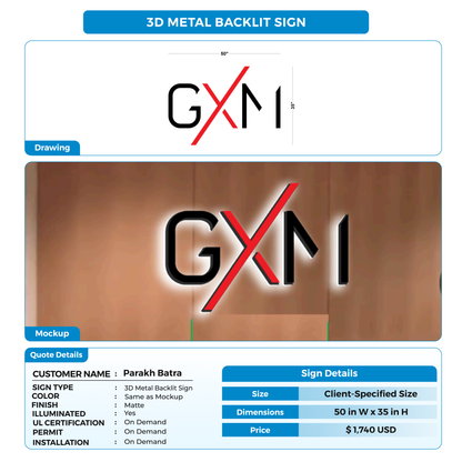 Business signage for Parakh Batra