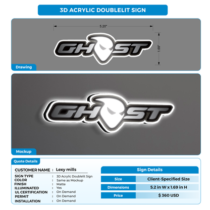 Business signage for Lexy mills