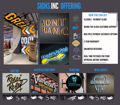 5MM Metal Sign for Michelle Rich