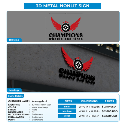 Custom Signs for Abe algahmi