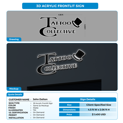 Business signage for John Dalton