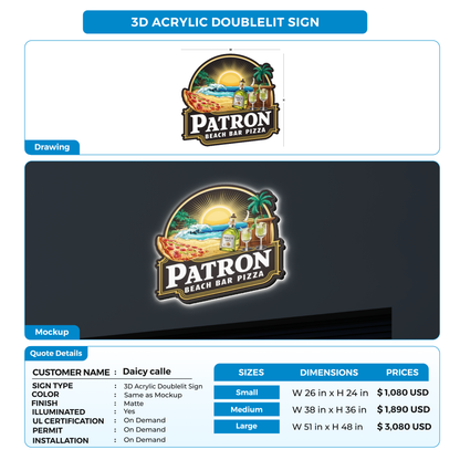 Business signage for Daicy calle