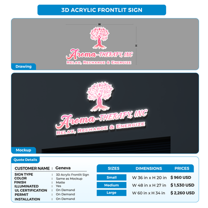 Business signage for Geneva Ledbettermaguire