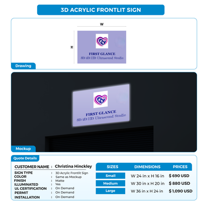 Custom Signs for Christina Hinckley