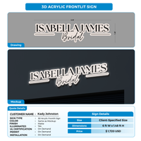 Business signage for Kady Johnston