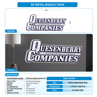 Business signage for Chance Quesenberry